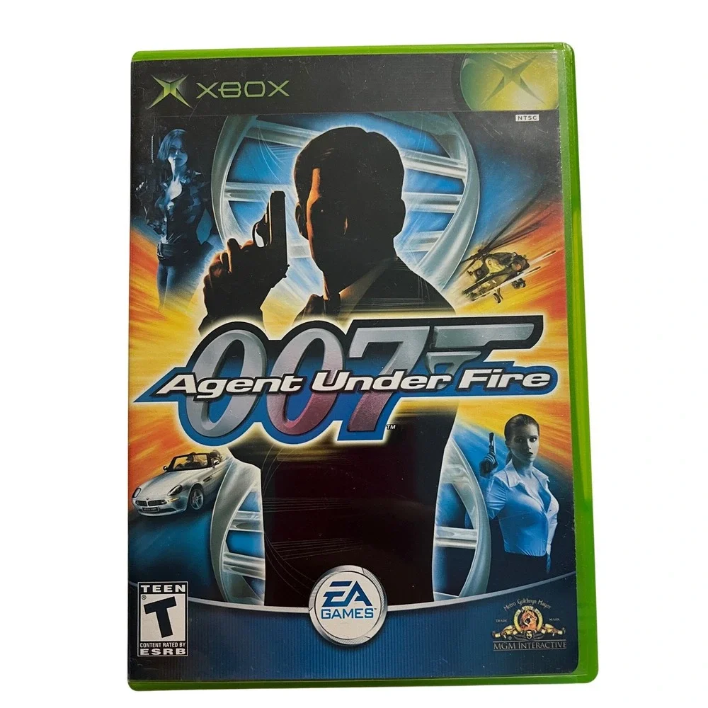 James Bond 007 Xbox Game Bundle Agent Under Fire and Nightfire EA Games Original